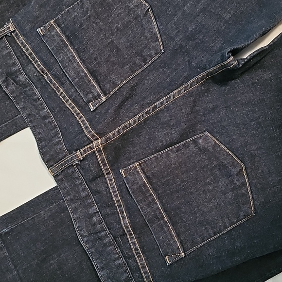 Womens J. Crew Denim Jeans Slim-Wide Style Dk Blue Rinse Wash - Picture 4 of 8